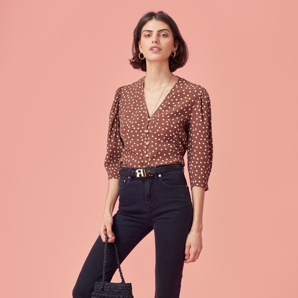 期間限定特価!☆メーカー価格より60%OFF!☆ Rouje DALIDA top ドット
